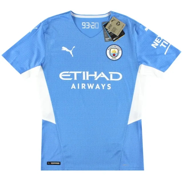 2021-22 Manchester City Puma Player Issue Home Shirt *w/tags* - Manchester City / w/tags / XS