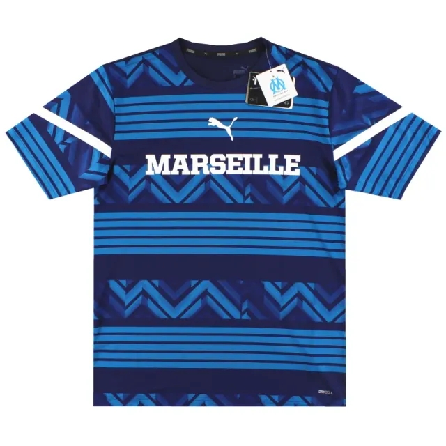 2021-22 Marseille Puma Pre-Match Shirt *BNIB* - Olympique Marseille / BNIB / Medium