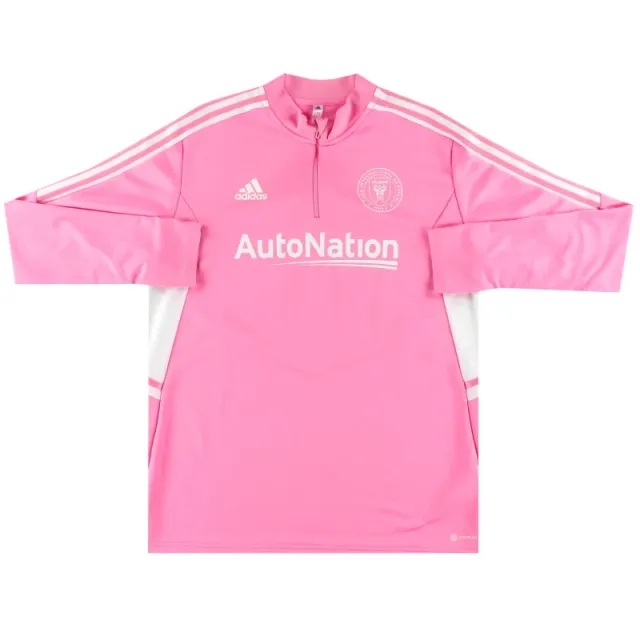 2022 Inter Miami adidas 1/4 Zip Training Top XL - USA Soccer Clubs / Excellent / XL