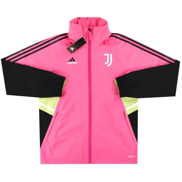2022-23 Juventus adidas SAMPLE Rain Jacket *w/tags* M - Juventus / w/tags / Medium
