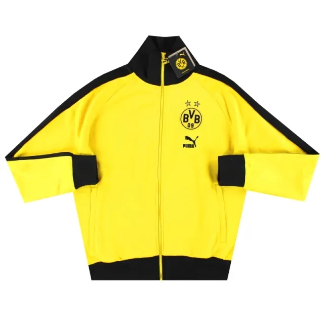 2023-24 Borussia Dortmund Puma FtblHeritage T7 Track Jacket *w/tags* - Dortmund / w/tags / XS