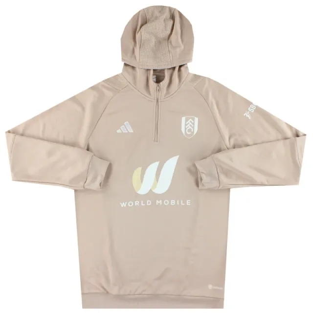 2023-24 Fulham adidas Tiro23 1/4 Zip Hooded Jacket *As New* M - Fulham / As New / Medium