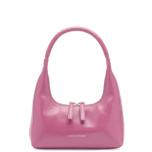 MARGESHERWOOD Women's Hobo Mini Bag Light Plum Crinkle