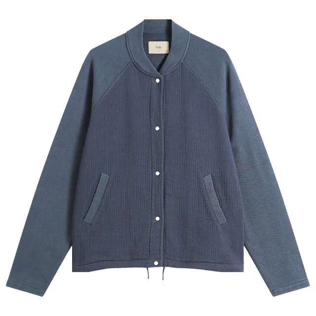 Folk Men's Signal Bomber Jacket Navy