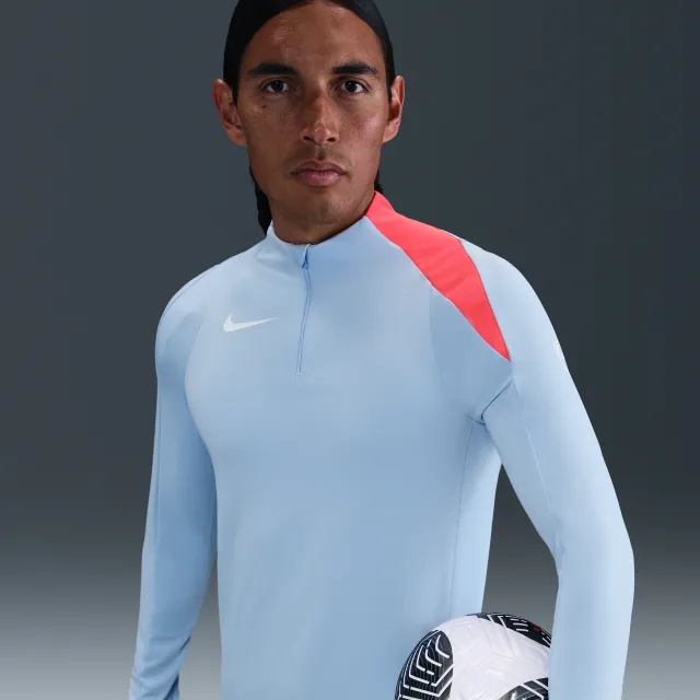 Nike Strike Men's Dri-FIT Football Drill Top - Blue - Polyester/Elastane