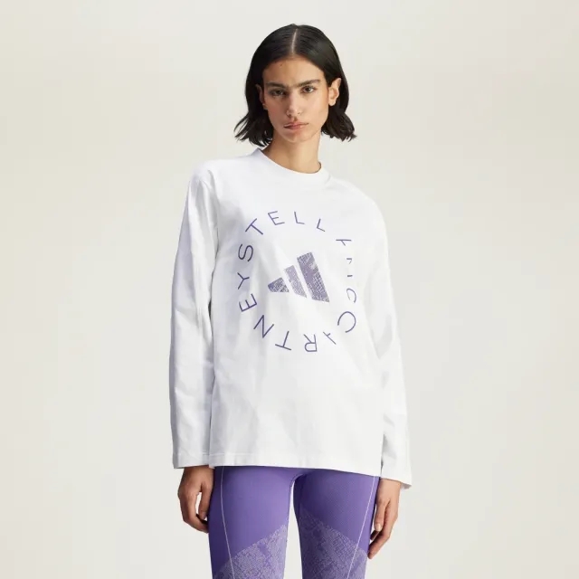 adidas adidas By Stella McCartney Oversized Graphic Long Sleeve Long-Sleeve Top