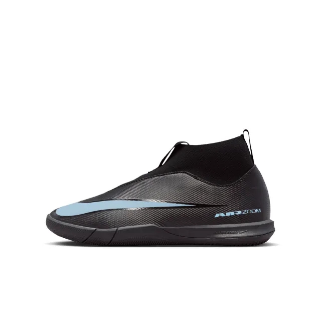 Nike Jr. Mercurial Superfly 10 Academy Younger/Older Kids' Indoor Court High-Top Football Shoes - Black