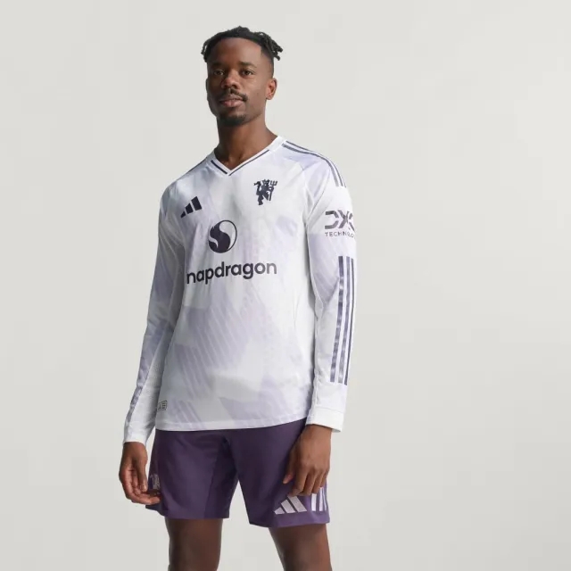 adidas Manchester United 25/26 Long Sleeve Away Authentic Jersey