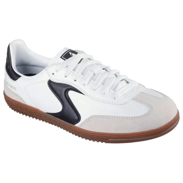 Skechers Women's Hotshot - Kickoff Sneaker in White/Black