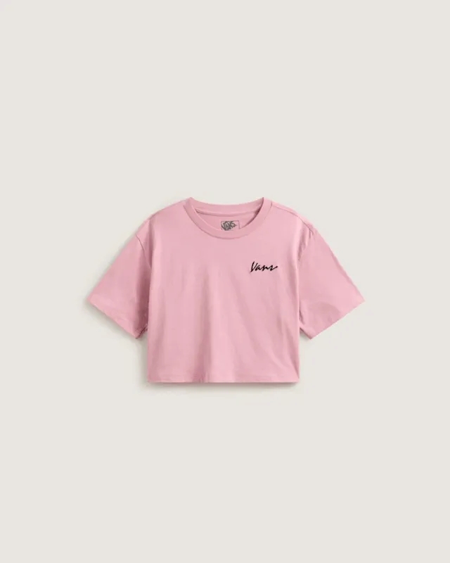 Vans - Kids Archived Crop T-Shirt (8-14 Years), Pink