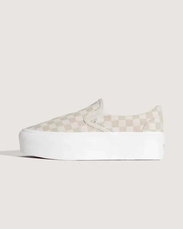 Vans - Classic Slip-On Platform  Shoes, Man, Beige