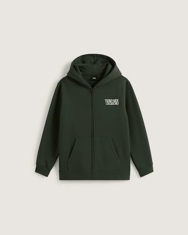 Vans - Kids Classified  Zip Hoodie (8-14 Years), Green