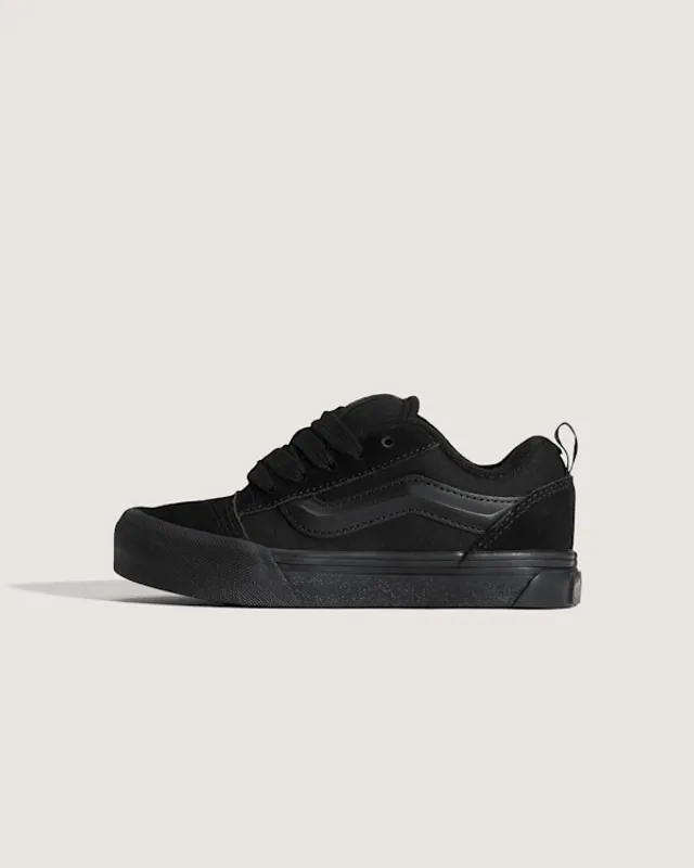 Vans - Kids Knu Skool Shoes (4-8 Years), Black