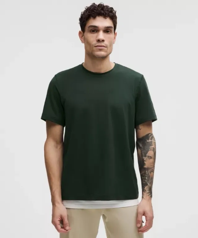 lululemon – Men's Soft Jersey Short-Sleeve Shirt – Color Green – Size L