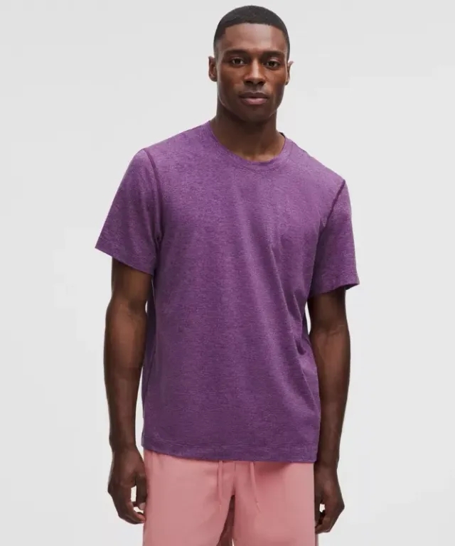 lululemon – Men's Soft Jersey Short-Sleeve Shirt – Color Purple – Size L