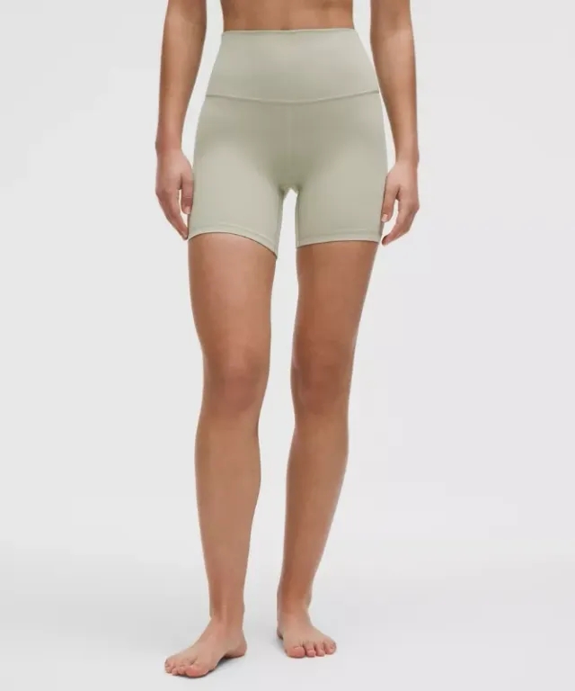 lululemon – Women's Align High-Rise Shorts – 6" – Color Green/Pastel – Size 0