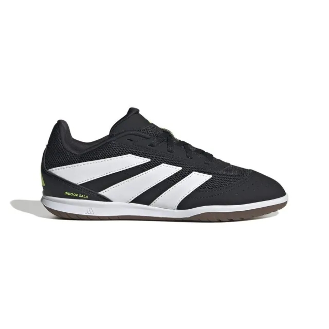 Adidas Predator Club Sala In Electric Stealth - Core Black/Footwear White/Lucid Lemon Kids - ['Black']