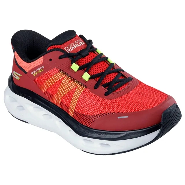 Skechers Men's Slip-ins: Max Cushioning Glide-Step - Aberdeen Sneaker in Red/Black