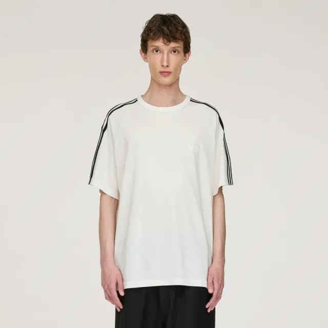 adidas Y-3 Short Sleeve T-Shirt 3-Stripes