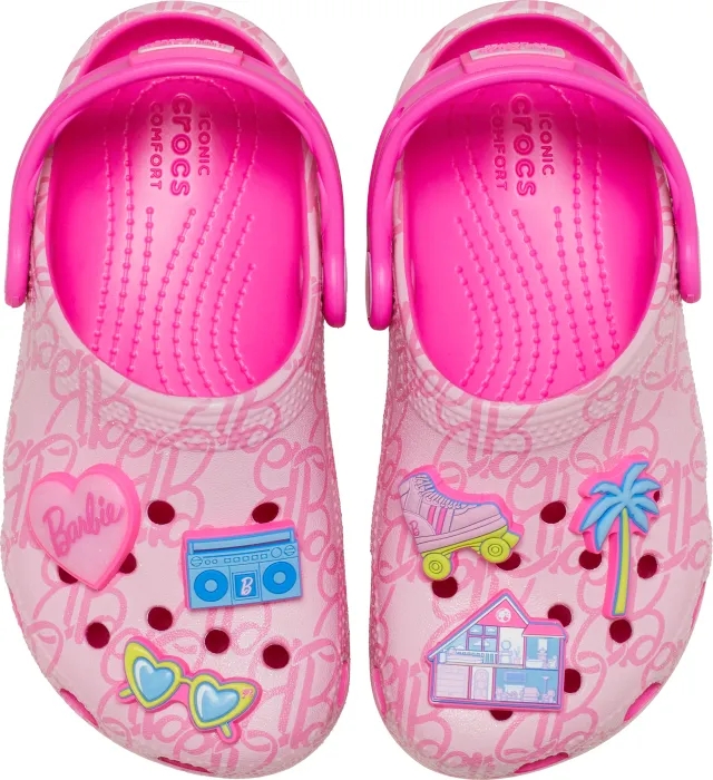 Crocs | Kids | Toddler Mattel Pink Barbie Classic | Clogs | Multi | C4