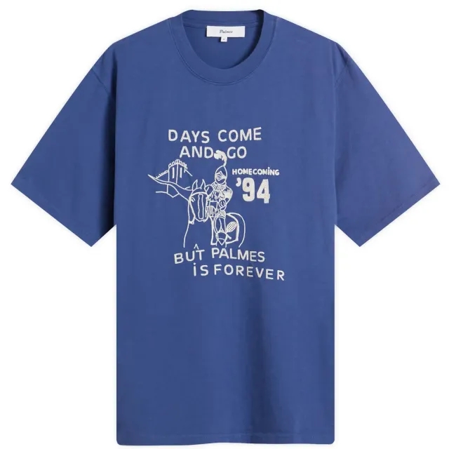 Palmes Men's Forever T-Shirt Blue
