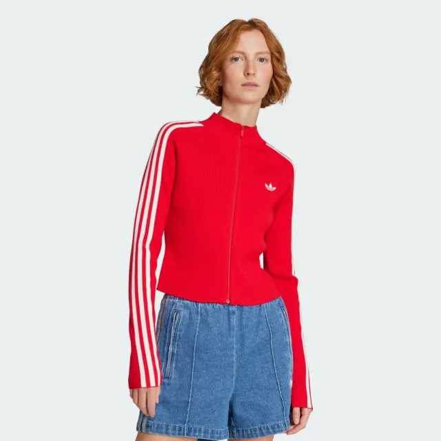 adidas Adicolor 3-Stripes Slim Knit Track Top