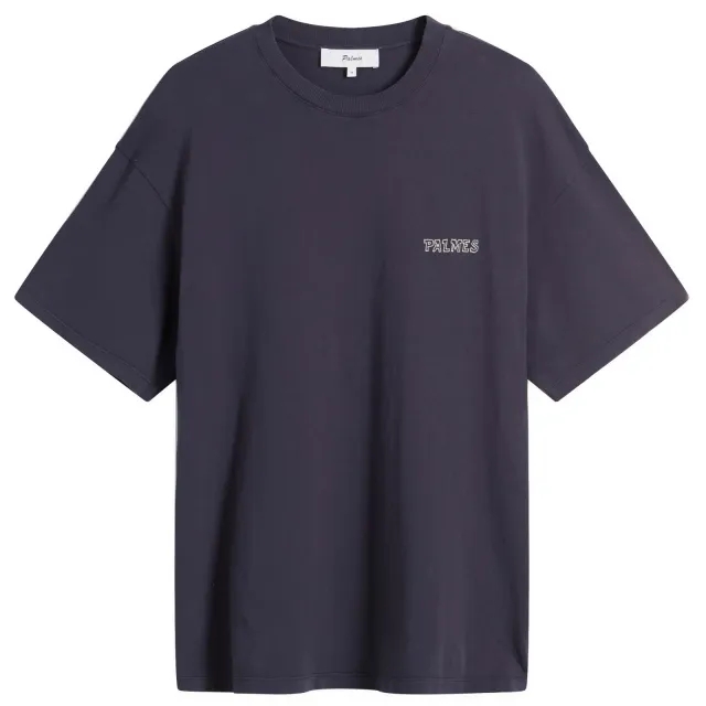 Palmes Men's Logo T-Shirt Dark Blue