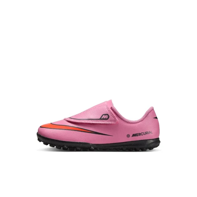 Nike Jr. Mercurial Vapor 16 Club Turf Low-Top Football Shoes - Pink - Recycled Content Minimum