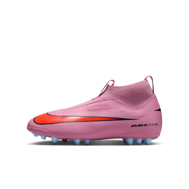 Nike Jr. Mercurial Superfly 10 Academy Artificial-Grass High-Top Football Boot - Pink - Recycled Content Minimum