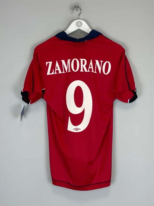 2000/01 CHILE ZAMORANO #9 *BNWT* HOME SHIRT (S) UMBRO | Cult Kits