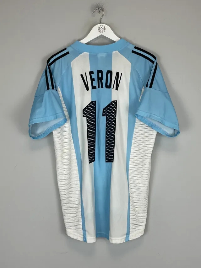 2002/04 ARGENTINA VERON #11 HOME SHIRT (L) ADIDAS | Cult Kits