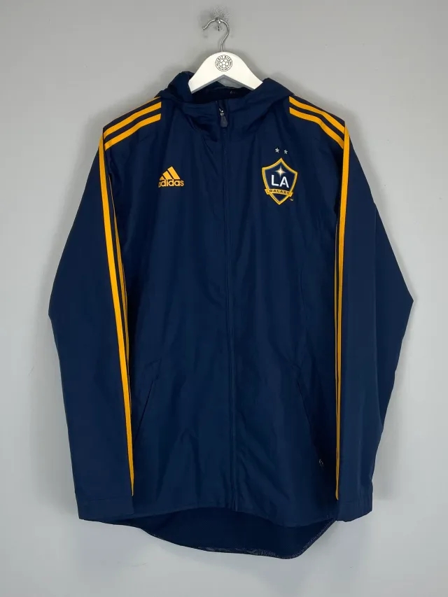 2011/13 LA GALAXY RAIN JACKET (XL) ADIDAS | Cult Kits