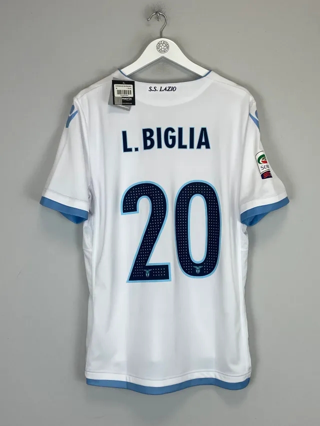 2016/17 LAZIO BIGLIA #20 *BNWT* THIRD SHIRT (XL) MACRON | Cult Kits