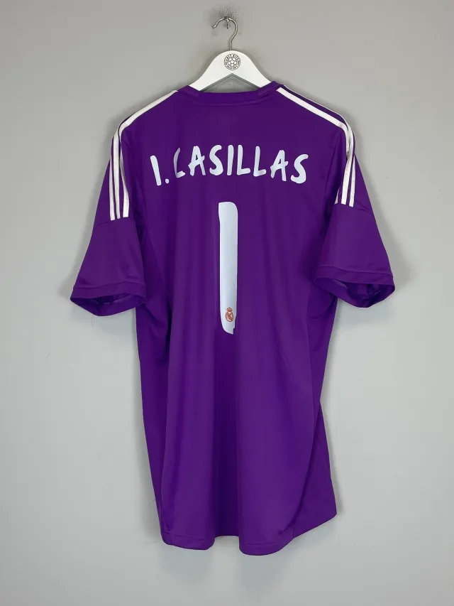 2013/14 REAL MADRID CASILLAS #1 GK SHIRT (XL) ADIDAS | Cult Kits