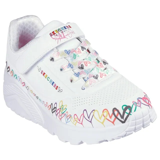 Skechers Uno Lite Heart Craze Slip-on Shoes