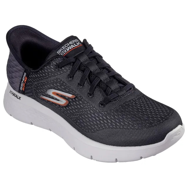 Skechers Men's Slip-ins: GO WALK Flex - New World Sneaker in Black/Orange