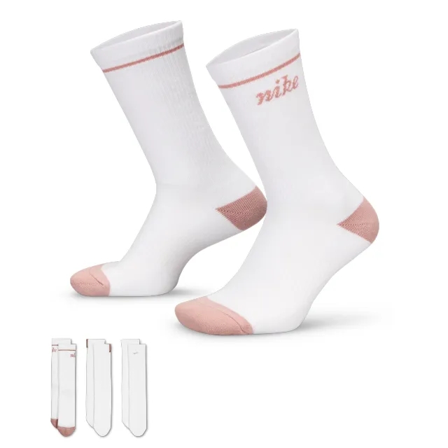 Nike Everyday Plus Cushioned Crew Socks (3 Pairs) - Multi-Colour
