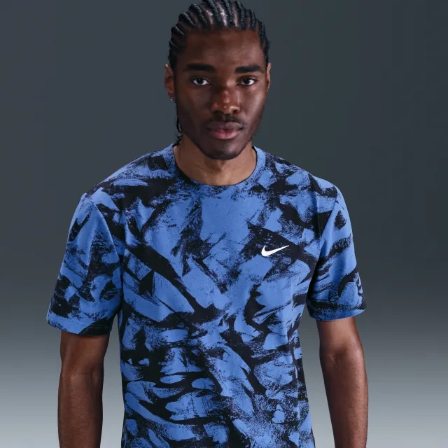Nike Hyverse Men's Dri-FIT UV Training Top - Blue - Polyester