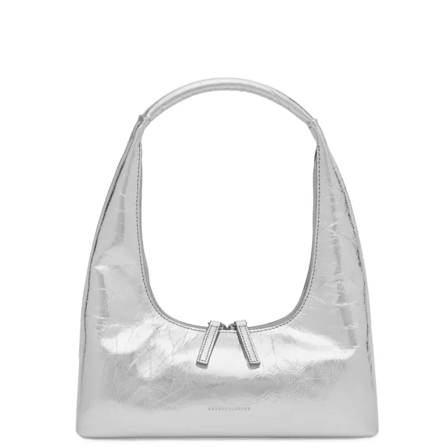 MARGESHERWOOD Women's Hobo Shoulder Bag Silver