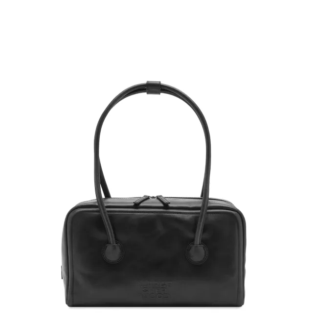 MARGESHERWOOD Women's Soft Boston Bag Black
