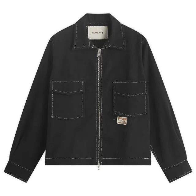 Story mfg. Men's 555 Jacket Black Wonky Wear