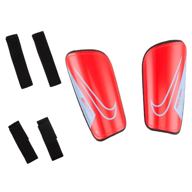 Nike Mercurial Hardshell Football Shinguards - Red