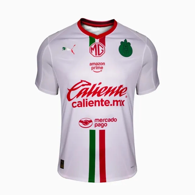 PUMA Cd Guadalajara 25/26 Away Jersey Men, White, size 3XL