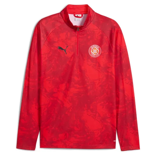 Puma Girona Fc 25/26 Pre Match Half Zip Sweatshirt
