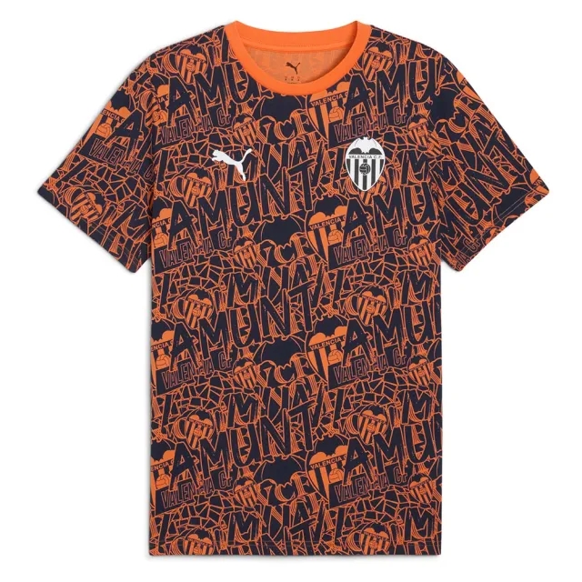 Puma Valencia Cf Football Culture Aop Short Sleeve T-shirt