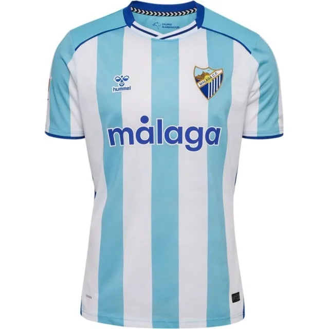 Malaga Home Shirt 2025/26 - ['Blue', 'White']