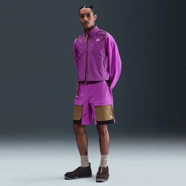 Nike ACG 'Smith Summit' Men's Cargo Shorts - Purple - Nylon/Elastane
