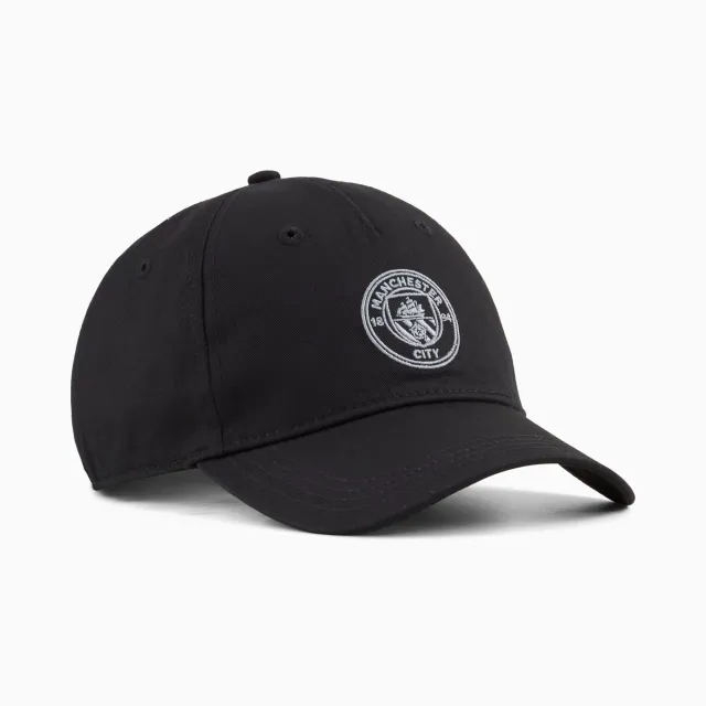 PUMA Manchester City Essentials Cap, Black/Silver