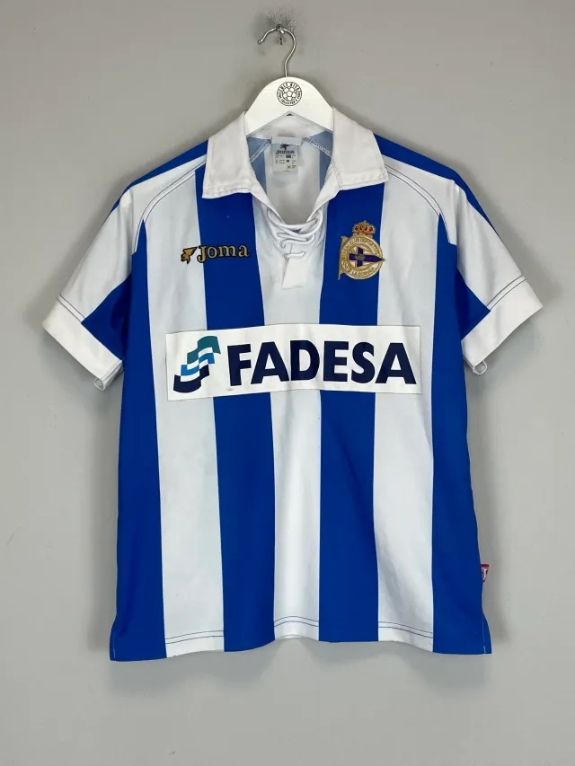 2006/07 DEPORTIVO LA CORUNA *CENTENARY* HOME SHIRT (XS) JOMA | Cult Kits