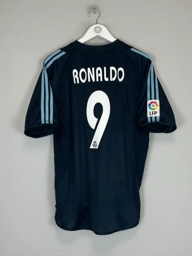 2003/04 REAL MADRID RONALDO #9 AWAY SHIRT (L) ADIDAS | Cult Kits